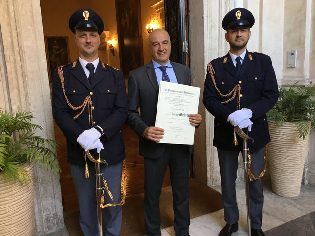 Il Prof. Avv. Enrico Michetti nominato Cavaliere 